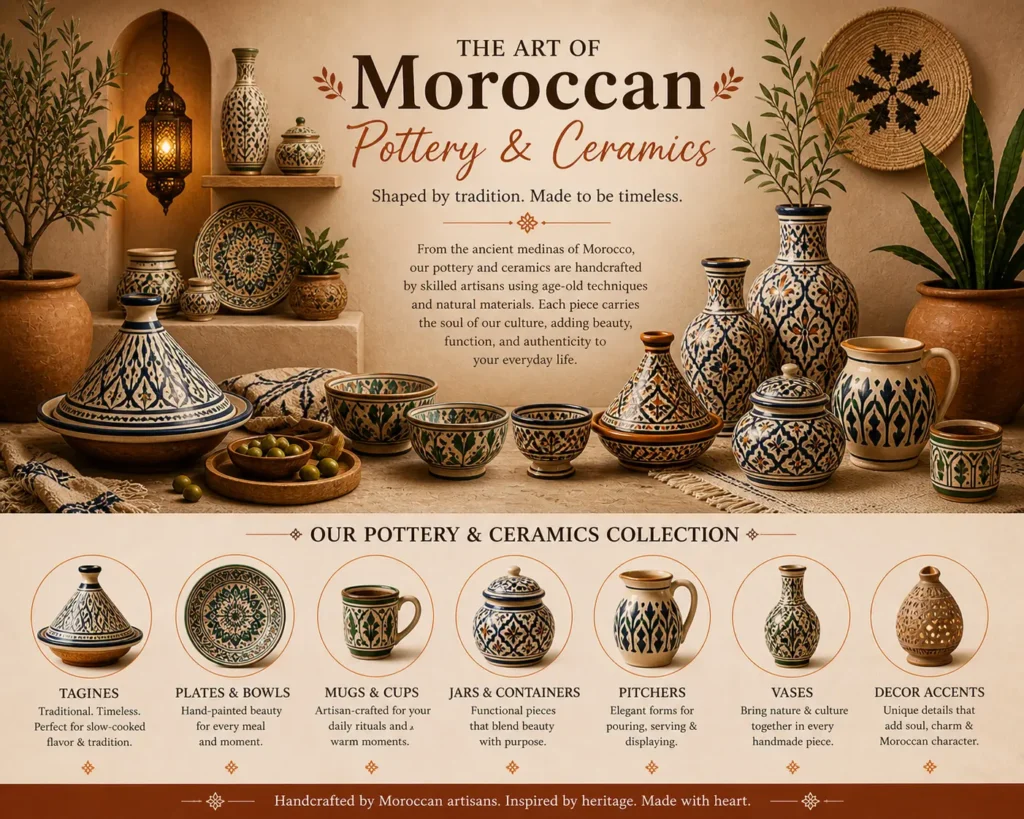 The Art of Moroccan Pottery Ceramics