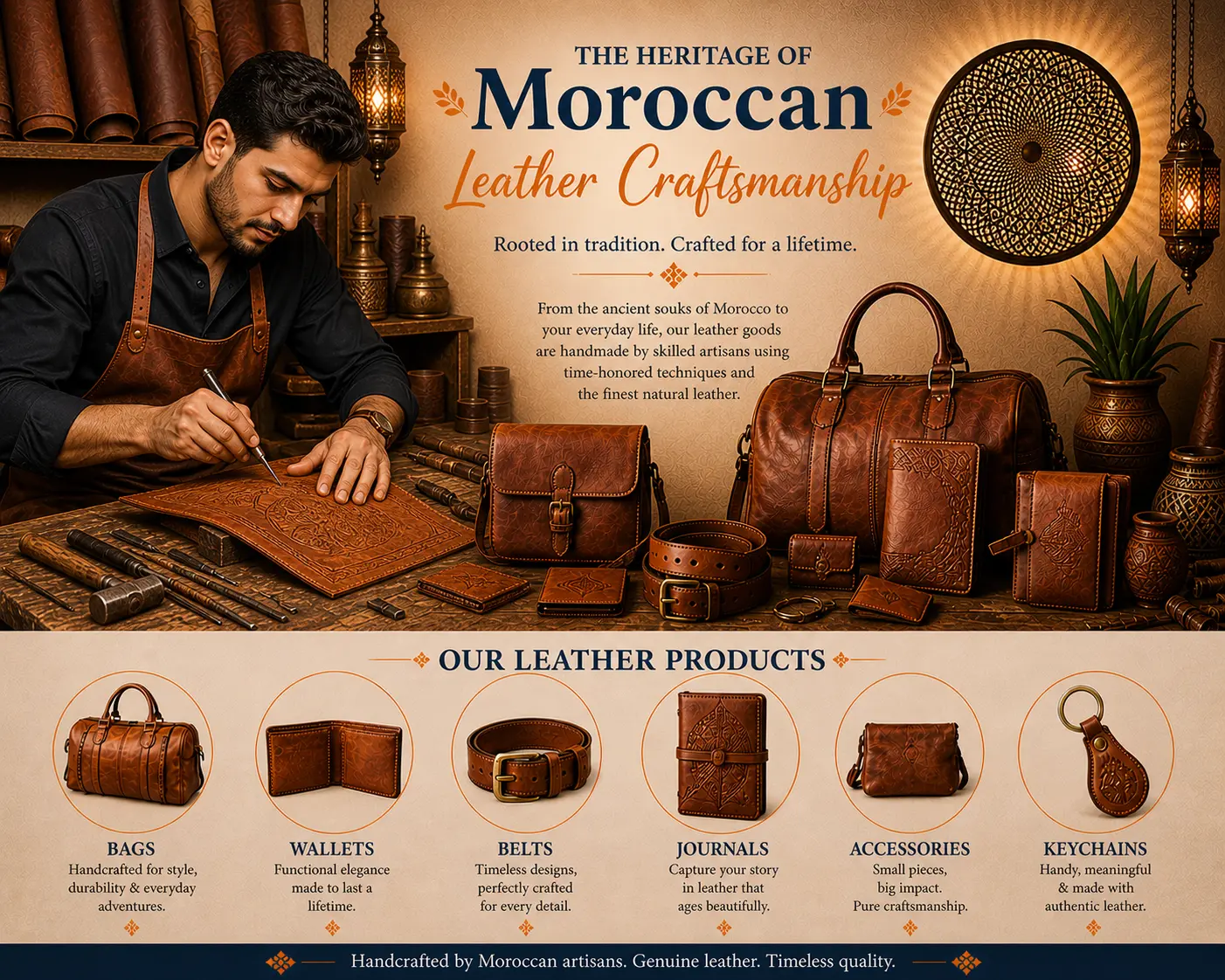 The Heritage of Moroccan Leather Craftsmanship