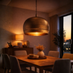 Gold Brass Lamp – Handmade Moroccan Hanging Light for Luxury Home Decor - Image 5