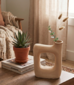 Bab Tadelakt Vase – Handmade Moroccan Artisan Home Décor
