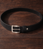 Handmade Black Moroccan Belt | Genuine Leather Artisan Craft - Image 4