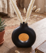 Modern Ceramic Hollow Ring Flower Pot – Geometric Planter - Image 11