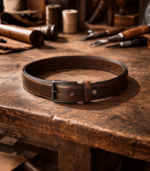 Moroccan Antigen Color Belt | Handcrafted Leather Artisan - Image 3