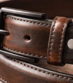 Moroccan Antigen Color Belt | Handcrafted Leather Artisan - Image 6