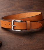 Moroccan Brown Leather Belt | Handcrafted Artisan Morocco - Image 3