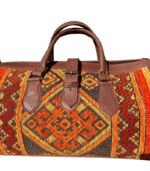 Moroccan Leather Bag Brown Authentic Handcrafted – The Real Thing, Made the Real Way - Image 6