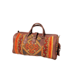 Moroccan Leather Bag Brown Authentic Handcrafted – The Real Thing, Made the Real Way - Image 4