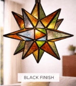 Moroccan Star Glass Hanging Lamp – Mixed Color - Image 8