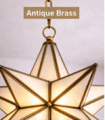 Moroccan Star – Handmade Glass Lantern Light - Image 10