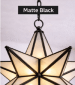Moroccan Star – Handmade Glass Lantern Light - Image 9
