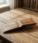 Artisan Moroccan Genuine Leather Bifold Wallet – Handmade Everyday Essential - Image 3