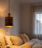 Handmade Barrel Mango Pendant Light – Rustic Wooden Kitchen Island Chandelier