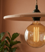 Handmade Terracotta Saucer Pendant Lamp - Image 8