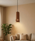 Modern Terracotta Hanging Lamp Handmade Terracotta Pendant Light