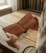 Moroccan Leather Bifold Wallet – 100% Genuine Leather - Image 4