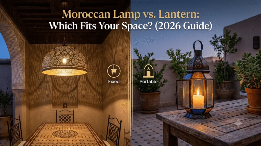 Moroccan Lamp vs. Lantern