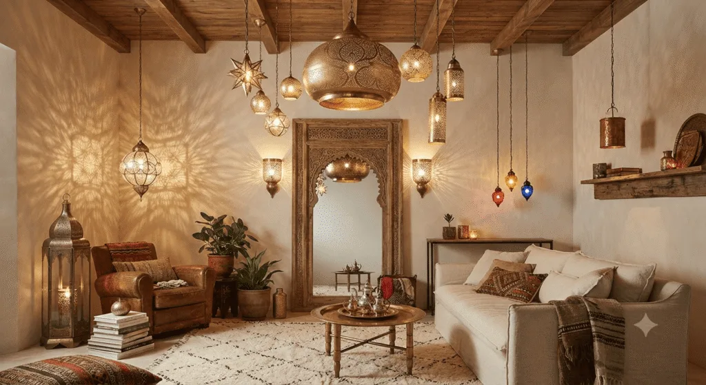 Moroccan Lighting Ideas Living Room