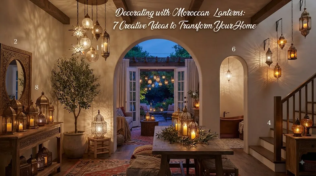 Moroccan Lanterns decor